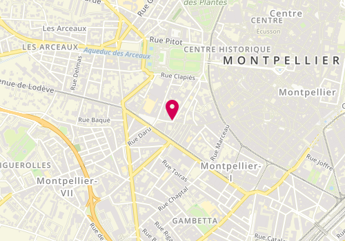 Plan de PILEA - jardinerie urbaine, 48 Rue du Faubourg du Courreau, 34000 Montpellier
