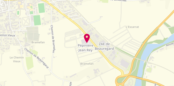 Plan de Jardinerie Vegetalis - Jean REY (JONQUIERES), Route de Carpentras, 84150 Jonquières