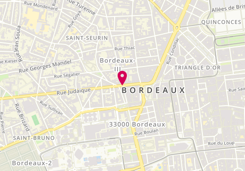 Plan de Stéphanie Desclouds, 30 Rue Judaïque, 33000 Bordeaux