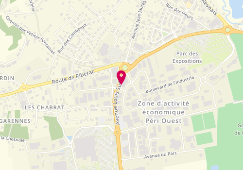 Plan de Espace Emeraude, 1 avenue Louis Suder, 24430 Marsac-sur-l'Isle