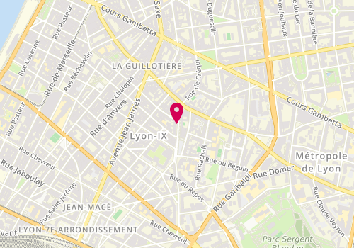 Plan de Jardinerie Saint Louis, 14 Rue de la Madeleine, 69007 Lyon