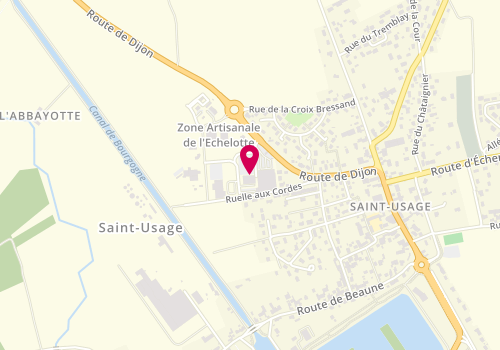 Plan de Bricomarché, Route de Dijon, 21170 Saint-Usage