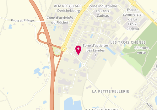 Plan de Les Jardins Modernes d'Anjou, Route de l'Étang, 49240 Avrillé
