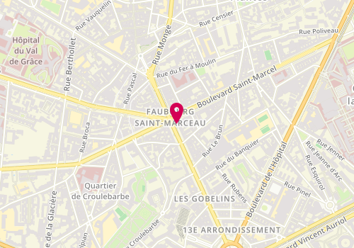 Plan de CARNAVAL, 25 avenue des Gobelins, 75013 Paris