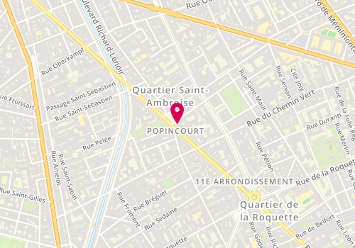 Plan de Bionac, 73 Boulevard Voltaire, 75011 Paris