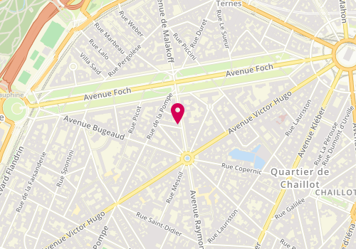 Plan de Green Bear, 97 Avenue Raymond Poincaré, 75116 Paris