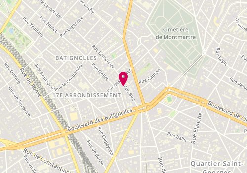 Plan de Les Bouquets d'Asters, 21 Rue Biot, 75017 Paris