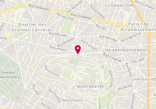 Plan de Bouchetta P.C, 106 Rue Caulaincourt, 75018 Paris