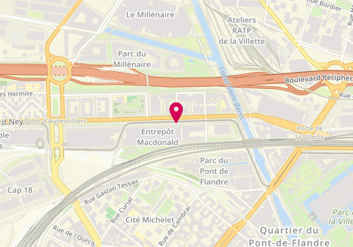 Plan de Leroy Merlin, 159 Boulevard Macdonald, 75019 Paris