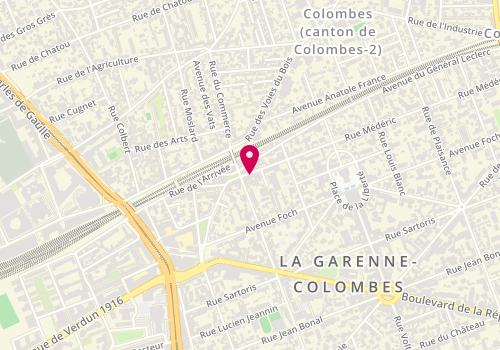 Plan de Bricodec, 83 Rue Médéric, 92250 La Garenne-Colombes