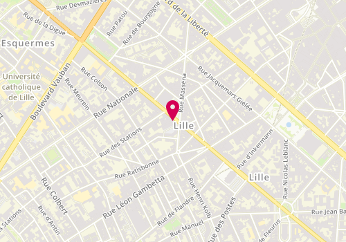 Plan de Casto, 152 Rue Solférino, 59800 Lille